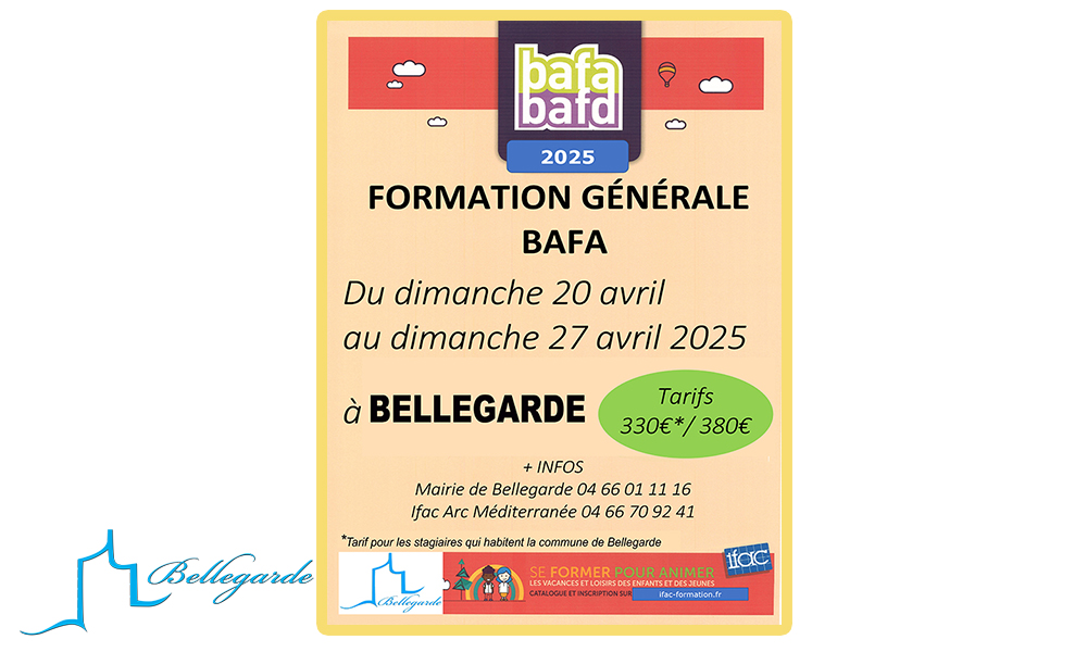 FORMATION BAFA SUR LA COMMUNE